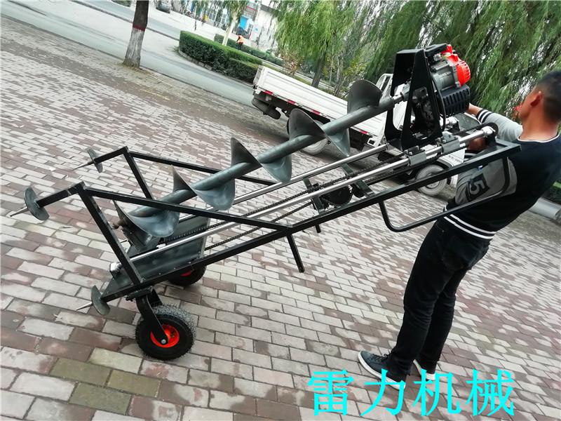 手推架子式電線桿打坑機(jī)
