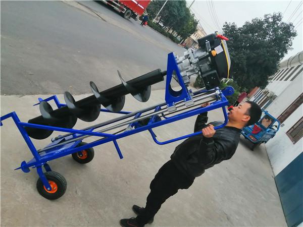 柴油電線桿挖坑機一鍵啟動 柴油電線桿挖坑機一鍵啟動