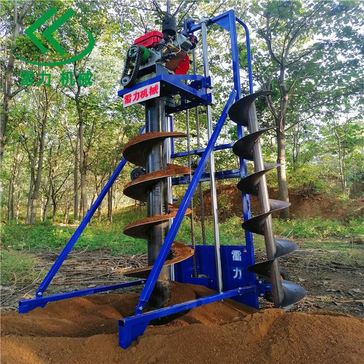 全自動栽桿打洞機(jī)挖電線桿洞明顯增效