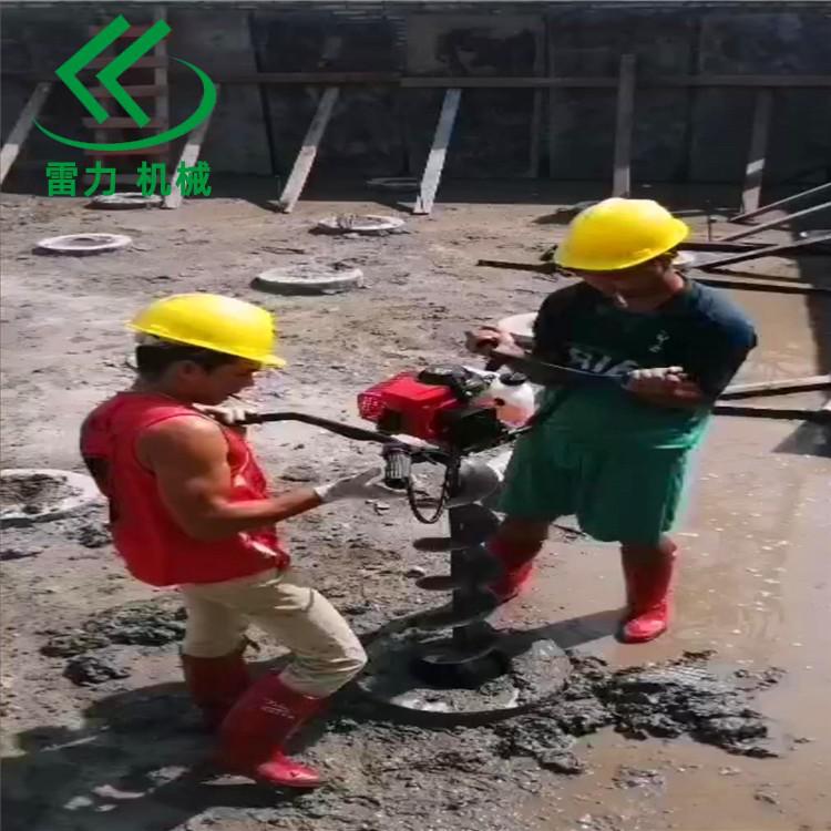 新型管樁取土機清泥掏土一機多用